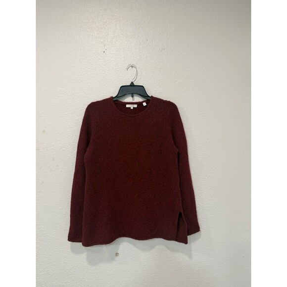 Vince Donegal 100% cashmere knit sweater Size M cherry red - Picture 1 of 9